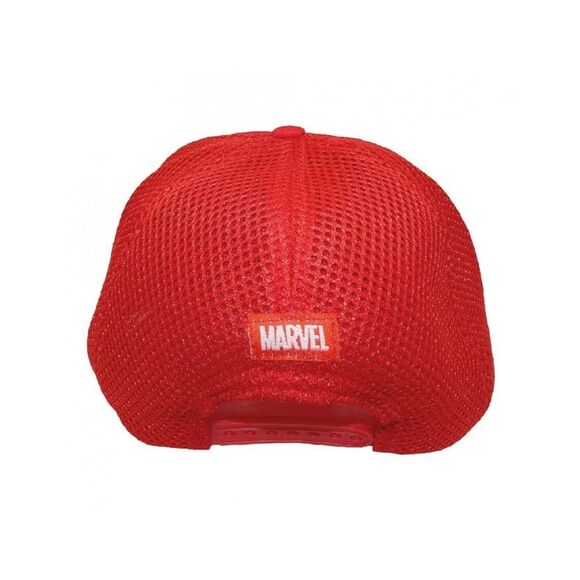Iron Man Face  Cap / Red/Black - Picture 2 of 4
